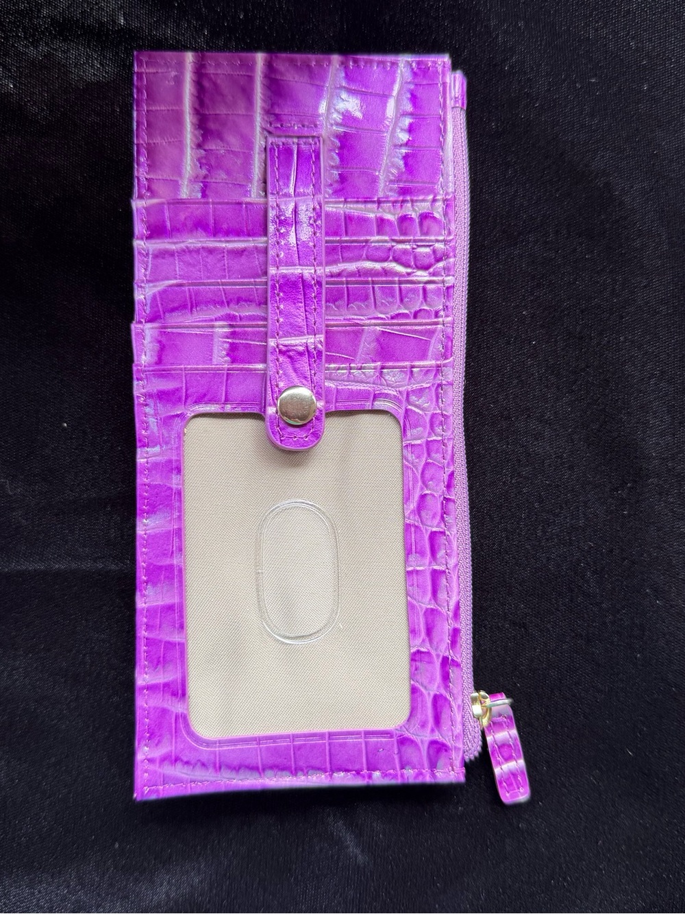 Brahmin Lilac Essence Credit Card Holder Melbourne Leather